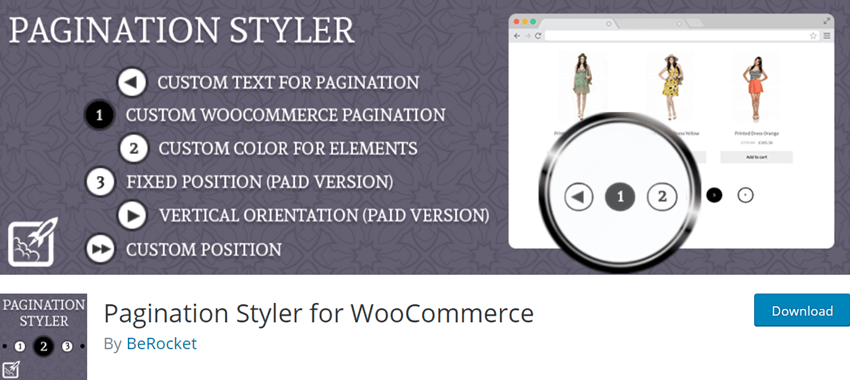 Pagination Styler for WooCommerce