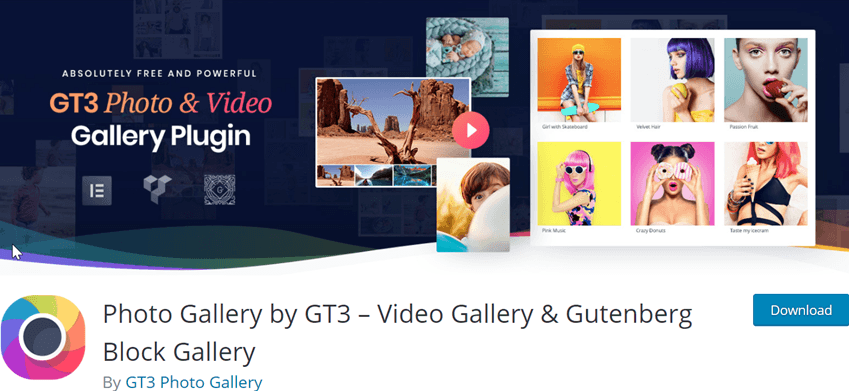 Photo Gallery by GT3 – Video Gallery & Gutenberg Block Gallery Plugin