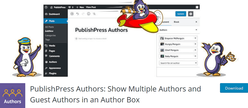 PublishPress Authors Show Multiple Authors and Guest Authors in an Author Box