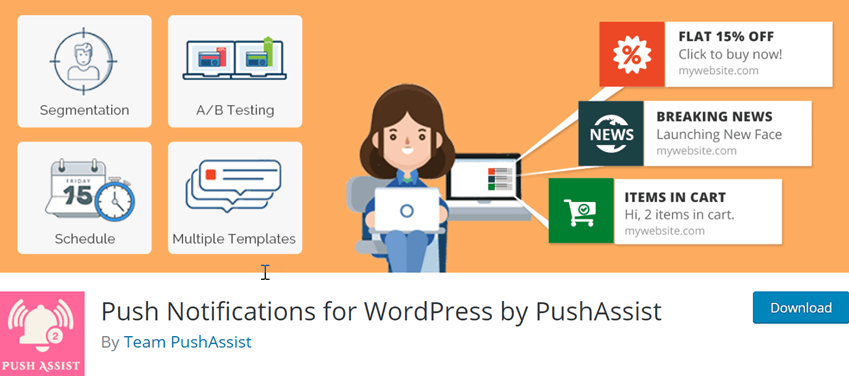 Push Notifications for WordPress by PushAssist