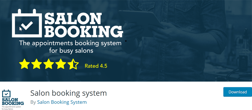 Salon booking system