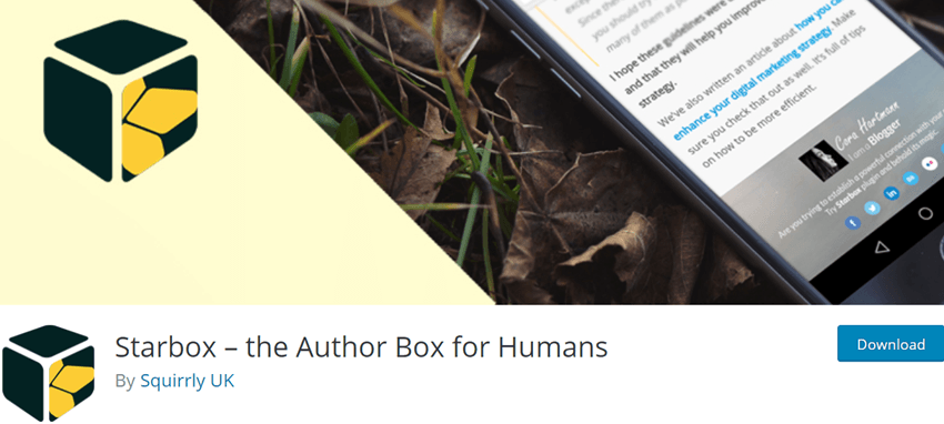 Starbox – the Author Box for Humans