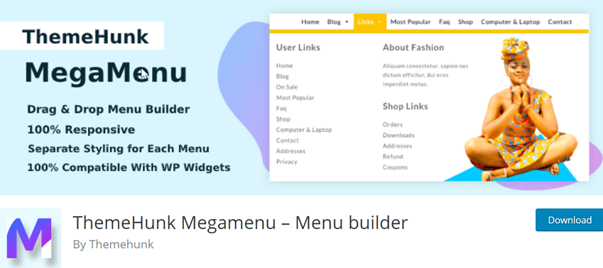 ThemeHunk Megamenu – Menu builder
