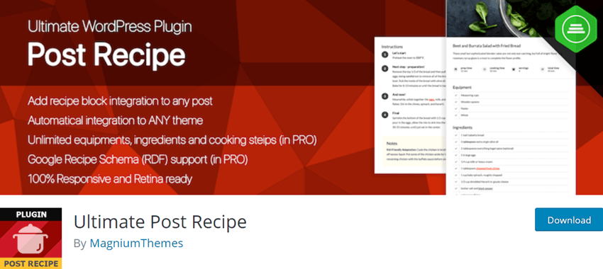 Ultimate Post Recipe