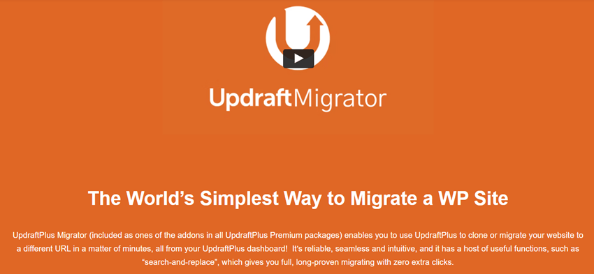 Updraft Migrator