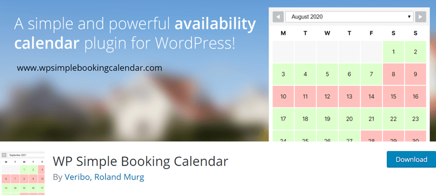 WP Simple Booking Calendar