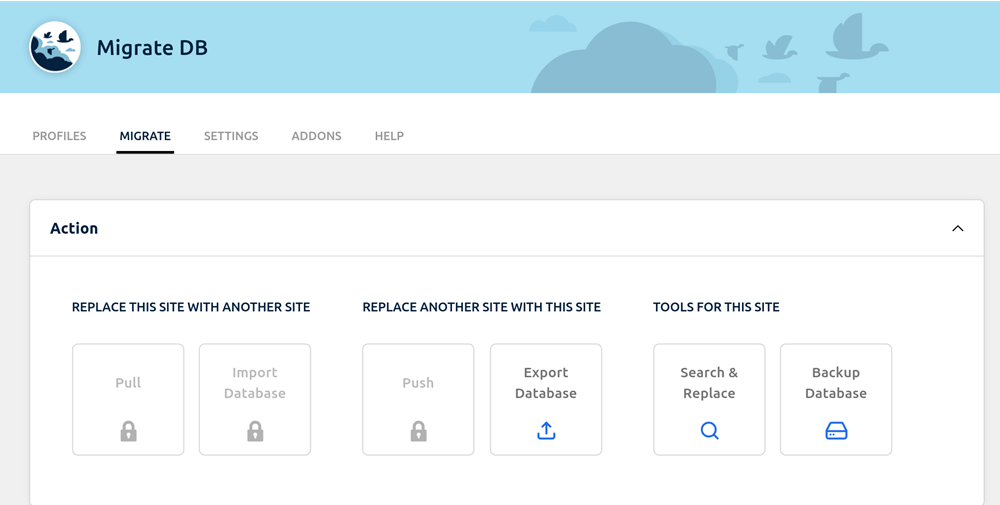 WP migrate DB WordPress migration plugin replace this site with other site
