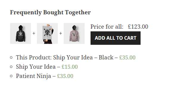 WooCommerce Frequently Bought Together Demo