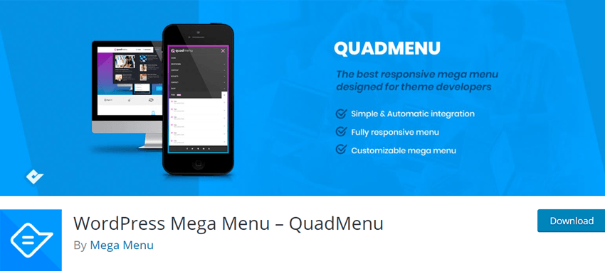 WordPress Mega Menu – QuadMenu