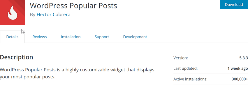 WordPress Popular Posts