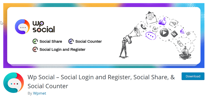wp-social-Plugin
