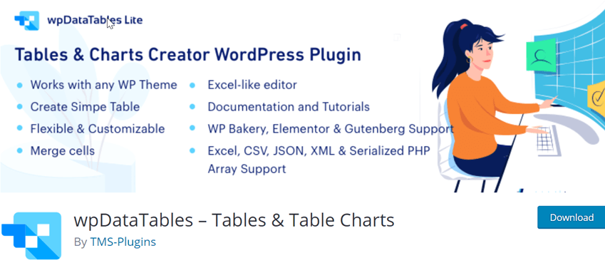 wpDataTables – Tables & Table Charts