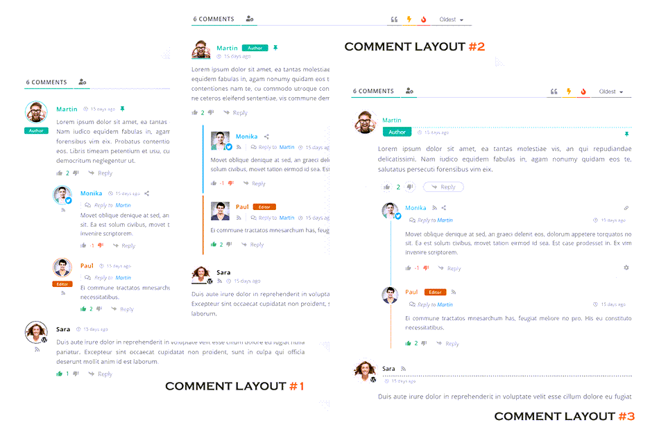 wpDiscuz Comments Three Layout Demo