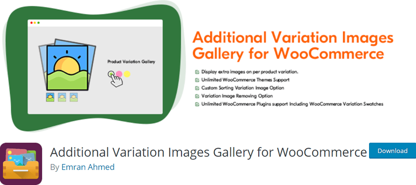 Additional Variation Images Gallery for WooCommerce