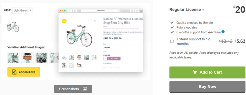 Additional Variation Images Plugin for WooCommerce