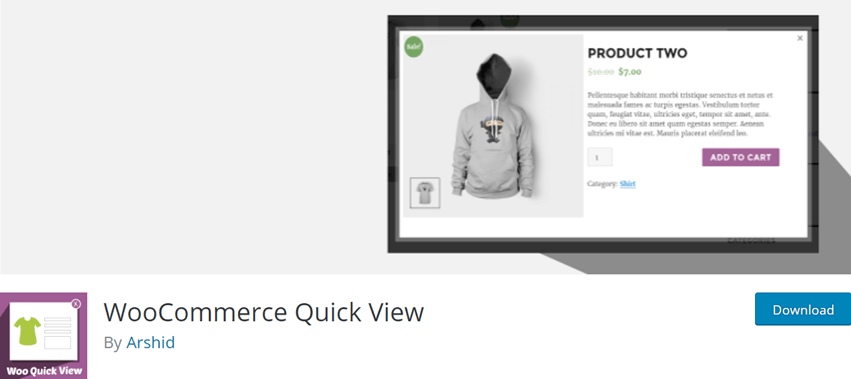 Arshid WooCommerce Quick View