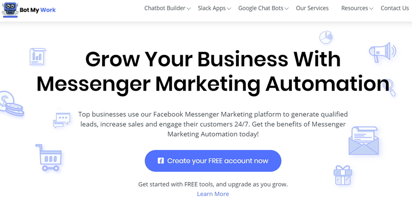 Bot My Work - Grow Your Business With Messenger Marketing Automation