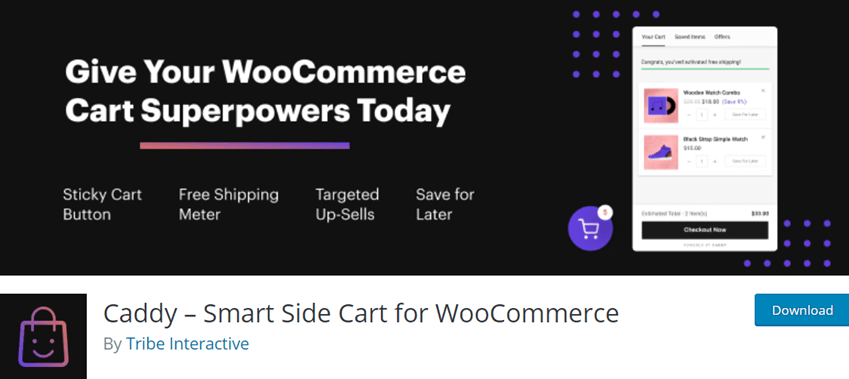 Caddy – Smart Side Cart for WooCommerce