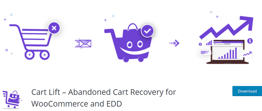 Cart Lift – Abandoned Cart Recovery for WooCommerce and EDD