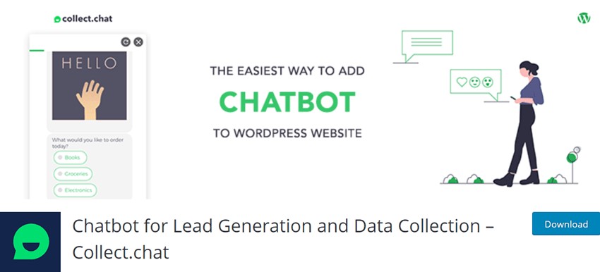 Chatbot for Lead Generation and Data Collection – Collect.chat
