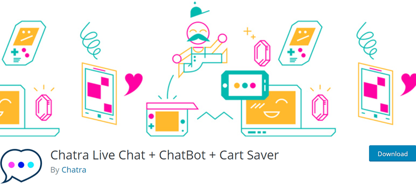 Chatra Live Chat + ChatBot + Cart Saver