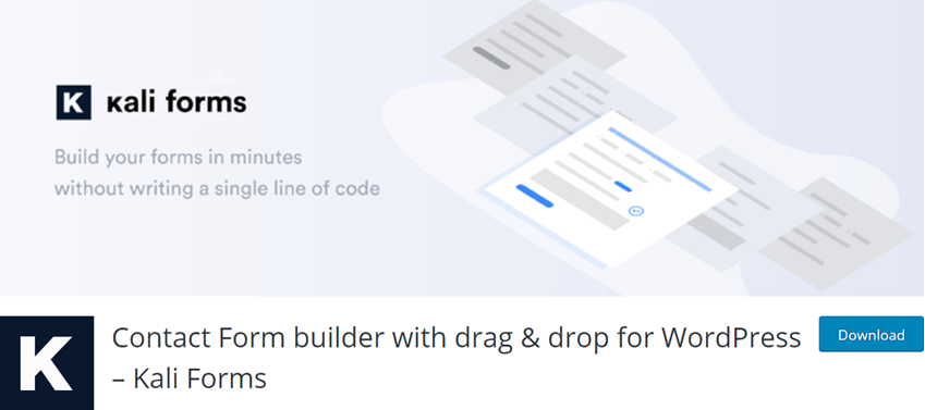 Contact Form builder with drag & drop for WordPress – Kali Forms
