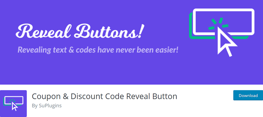 Coupon & Discount Code Reveal Button