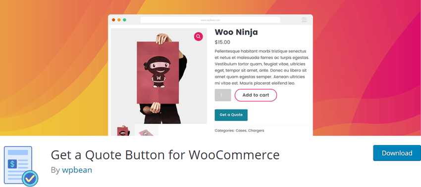 Get a Quote Button for WooCommerce