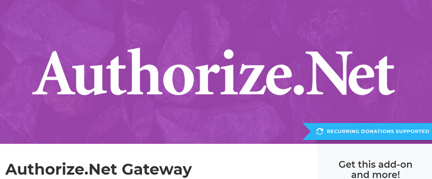 GiveWP Authorize.net Gareway