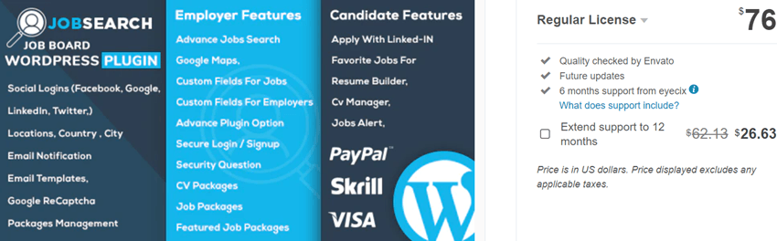 JobSearch WP Job Board WordPress Plugin