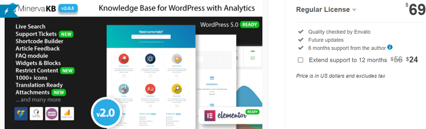 MinervaKB Knowledge Base for WordPress with Analytics