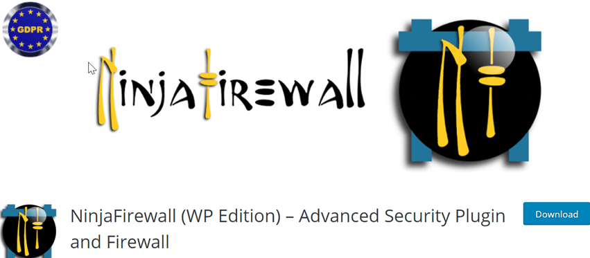 NinjaFirewall (WP Edition) – Advanced Security Plugin and Firewall