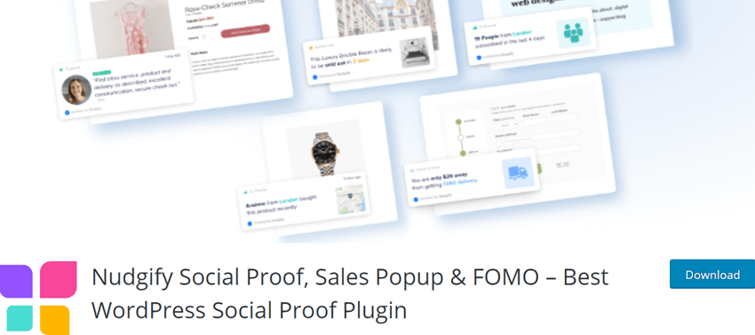 Nudgify Social Proof, Sales Popup & FOMO – Best WordPress Social Proof Plugin