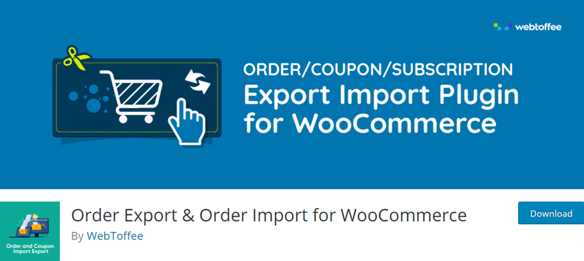 Order Export & Order Import for WooCommerce