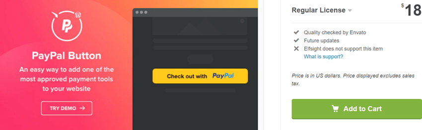 PayPal Button - PayPal plugin for WordPress