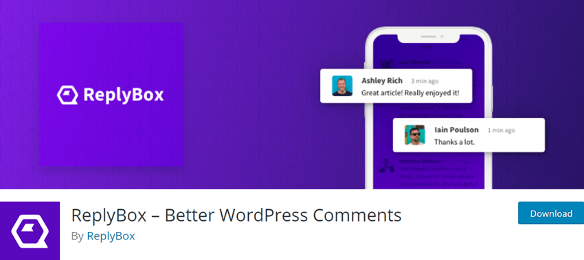 ReplyBox – Better WordPress Comments