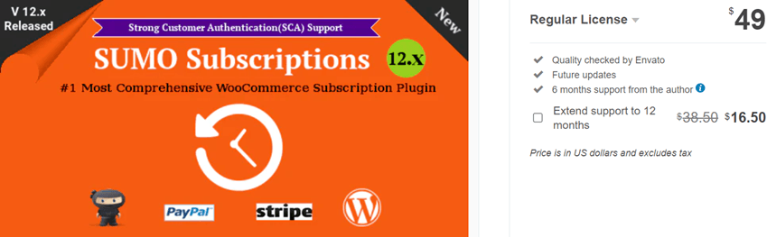 SUMO Subscriptions - WooCommerce Subscription System