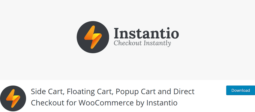 Side Cart, Floating Cart, Popup Cart and Direct Checkout for WooCommerce by Instantio (1)