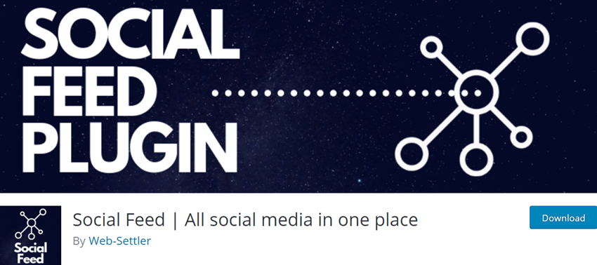 Social Feed All social media in one place