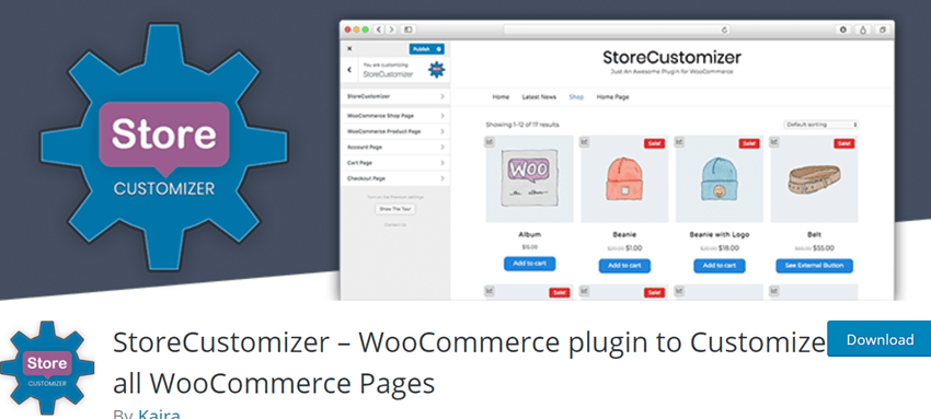 StoreCustomizer – WooCommerce plugin to Customize all WooCommerce Pages