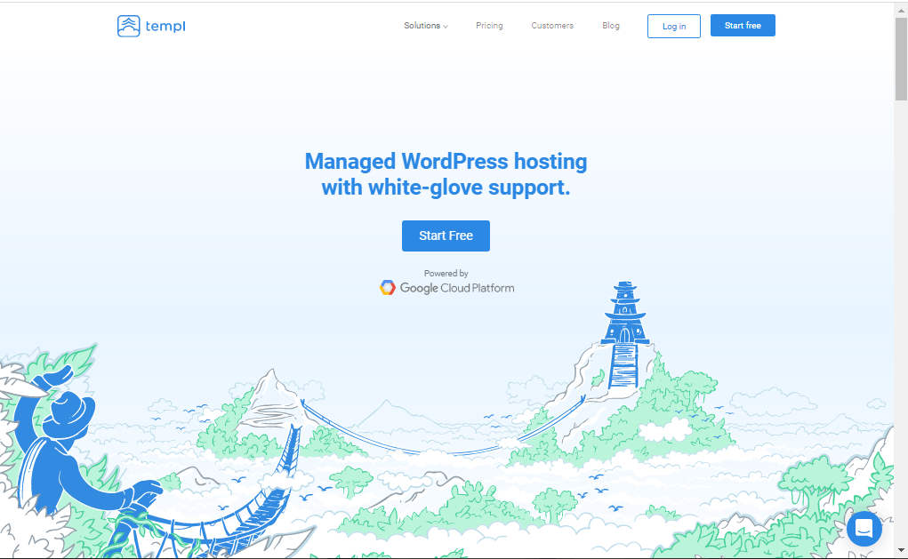 TempI managed WordPress Hosting powered by Google Cloud
