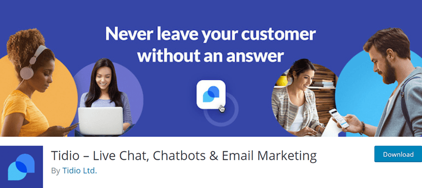 Tidio – Live Chat, Chatbots & Email Marketing