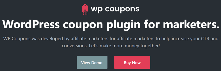 WP Coupons WordPress coupon plugin for marketers