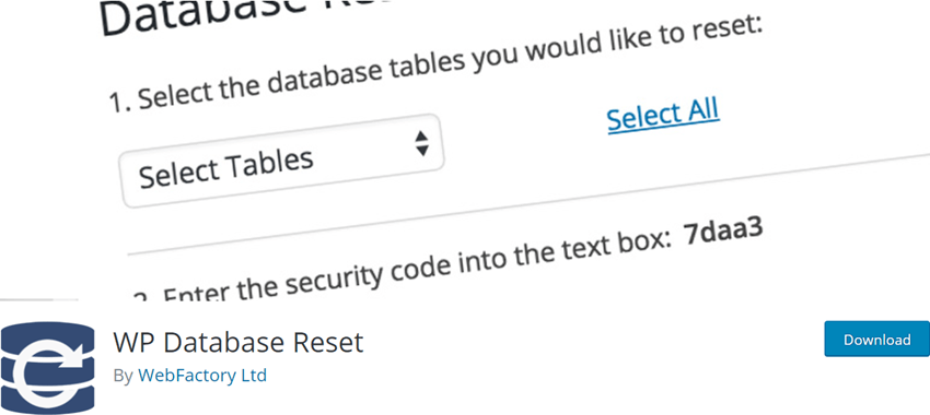 WP Database Reset