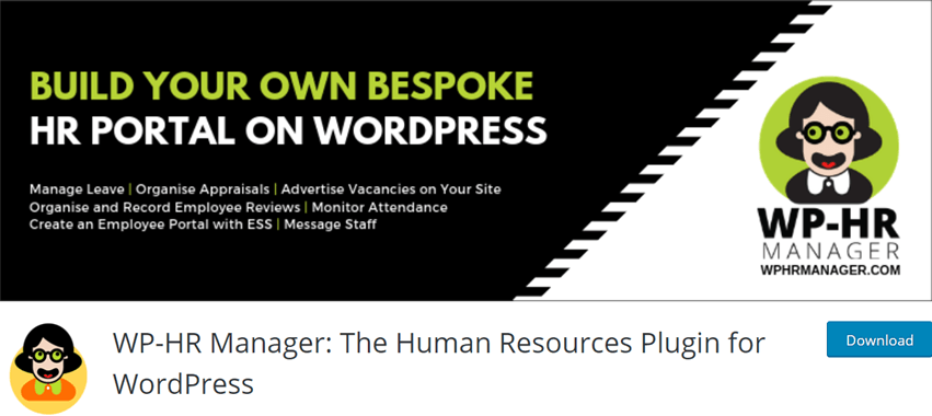 WP-HR Manager The Human Resources Plugin for WordPress