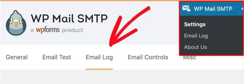WP Mail SMTP Settings email log In WordPress