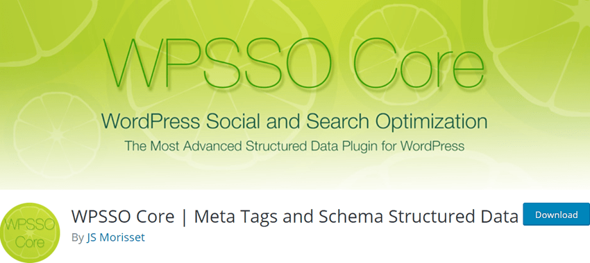 WPSSO Core - Meta Tags and Schema Structured Data