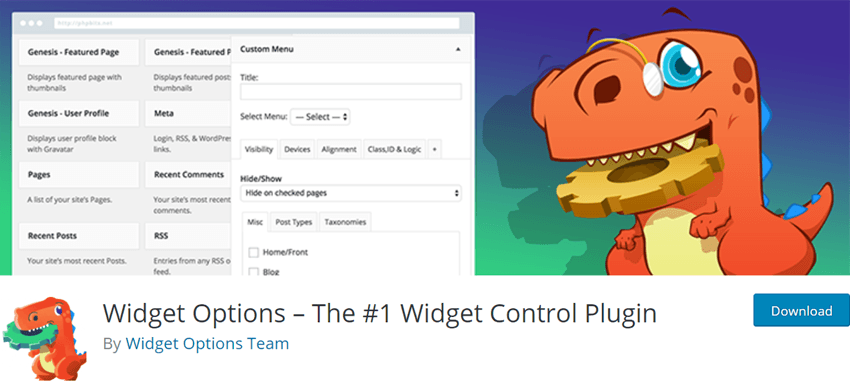 Widget Options – The #1 Widget Control Plugin