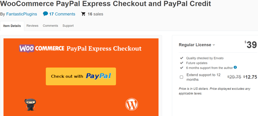 WooCommerce PayPal Express Checkout and PayPal Credit