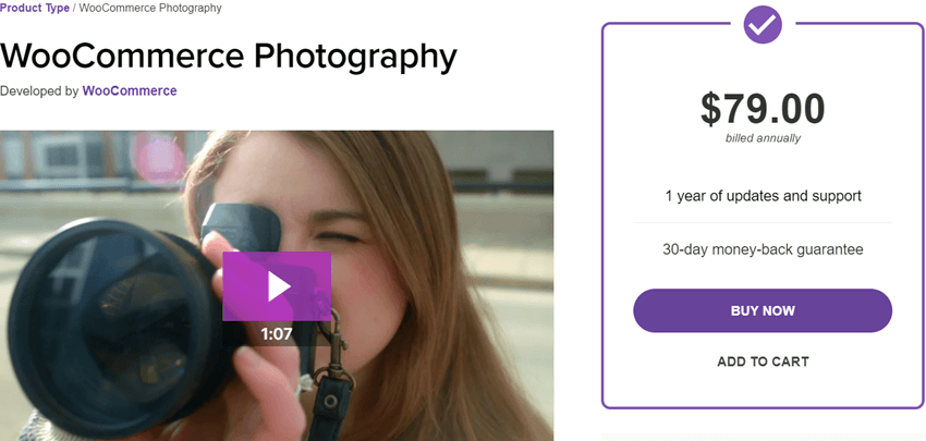 WooCommerce Photography